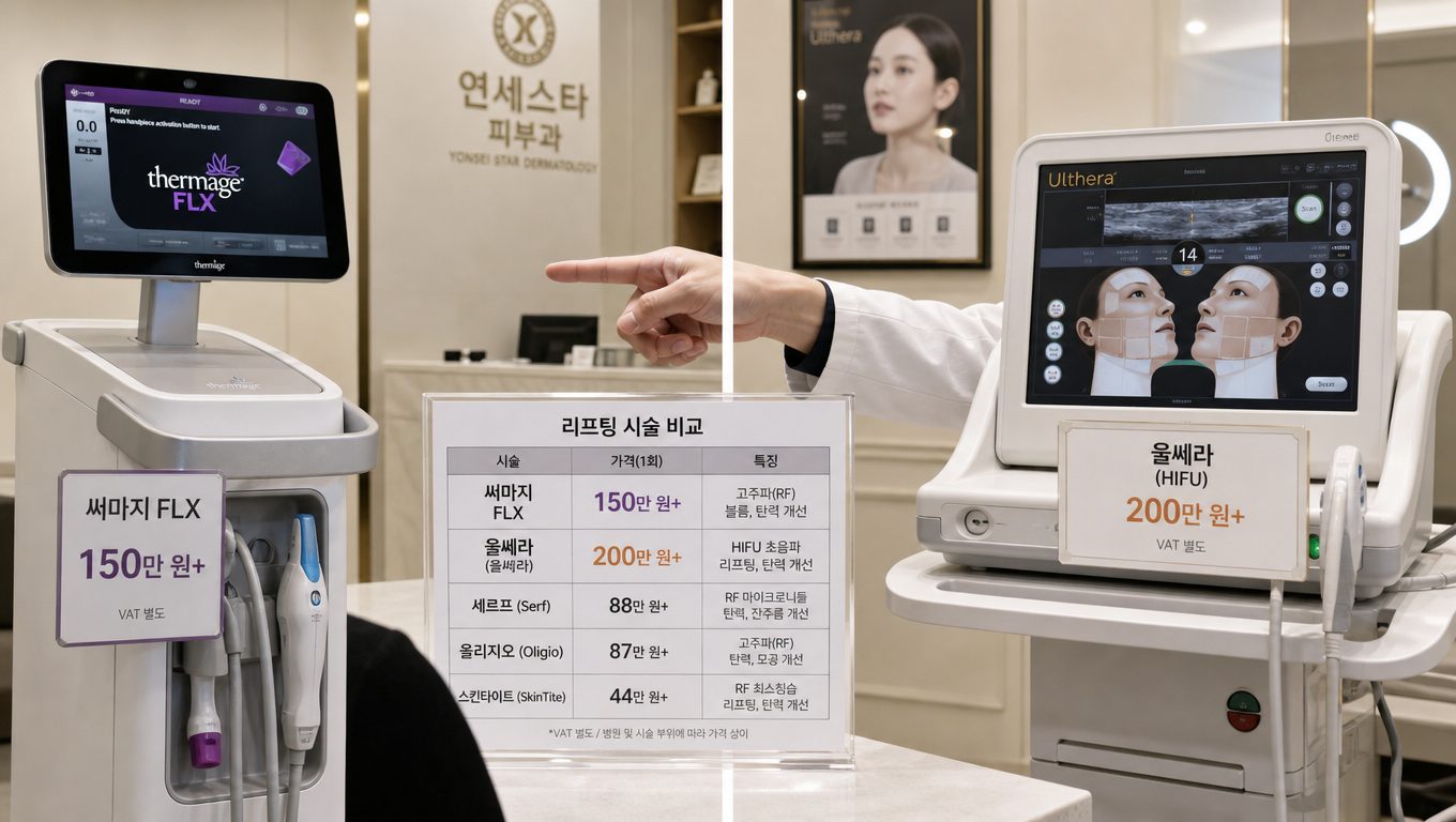 강남 레이저리프팅 장비별 가격 비교